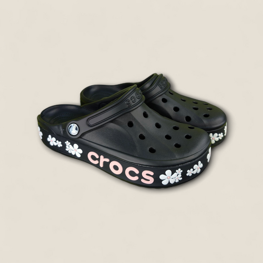 Crocs Bayaband floral Noir