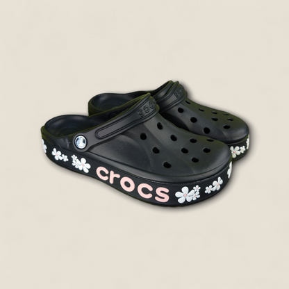 Crocs Bayaband floral Noir