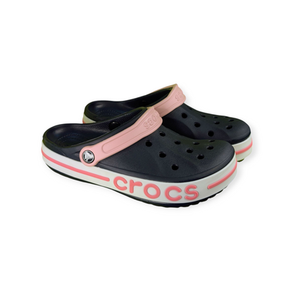 Crocs Bayaband Bleu nuit et Rose bébé