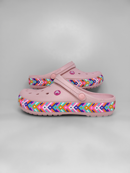 Crocband rose mosaïque