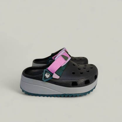 CROCS HIKER Noir et Mauve